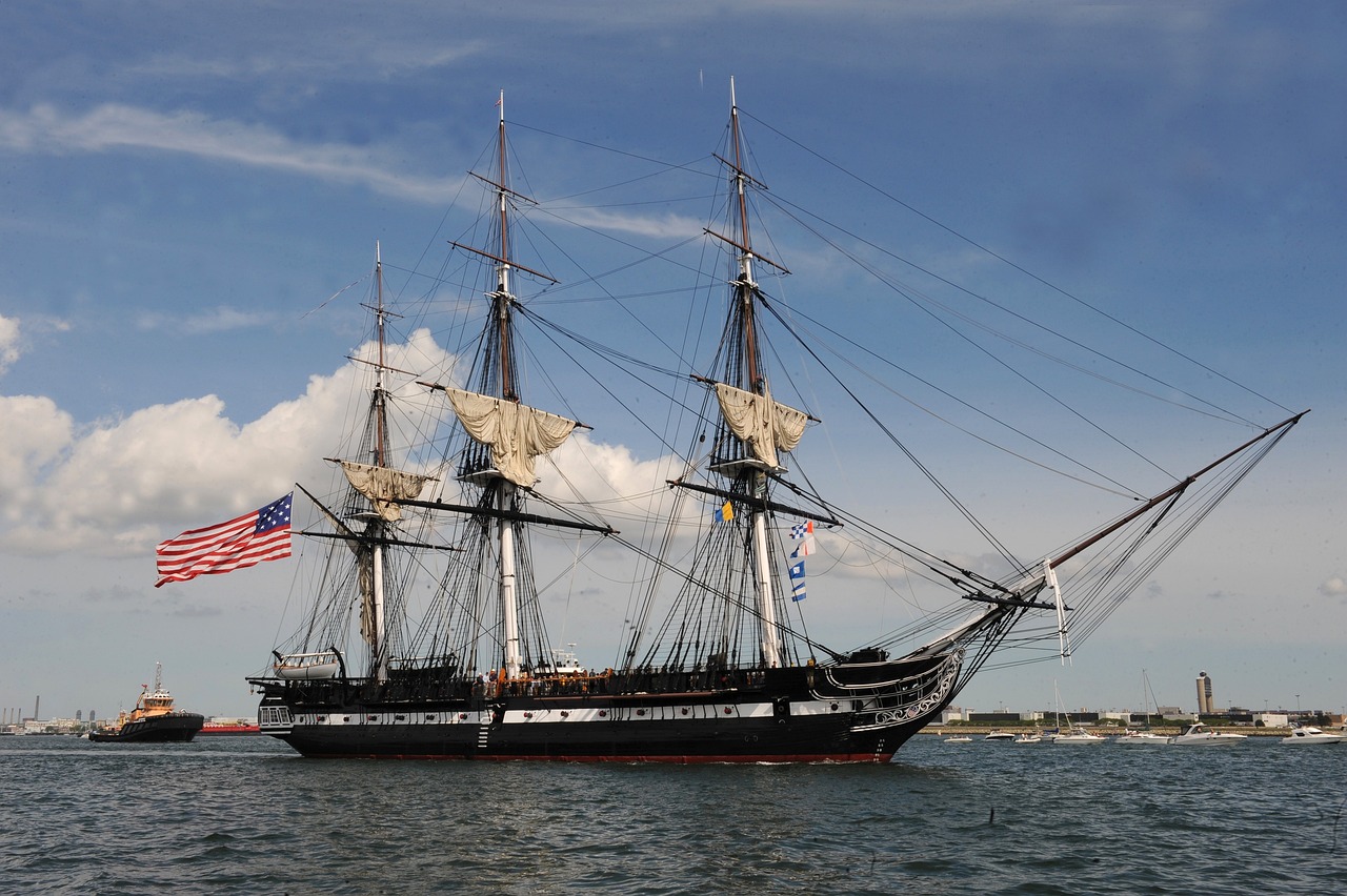 The USS Constitution in Charlestown