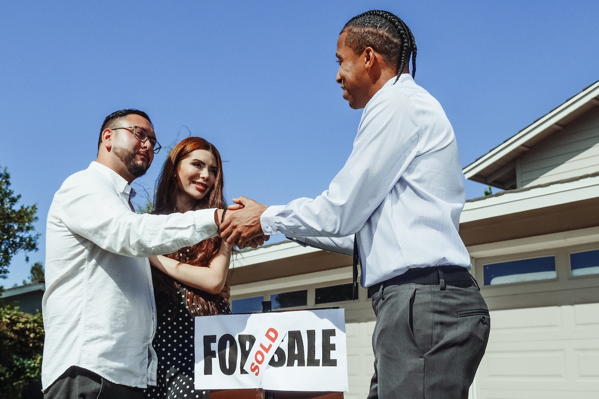 Man Shaking Hands with a Realtor