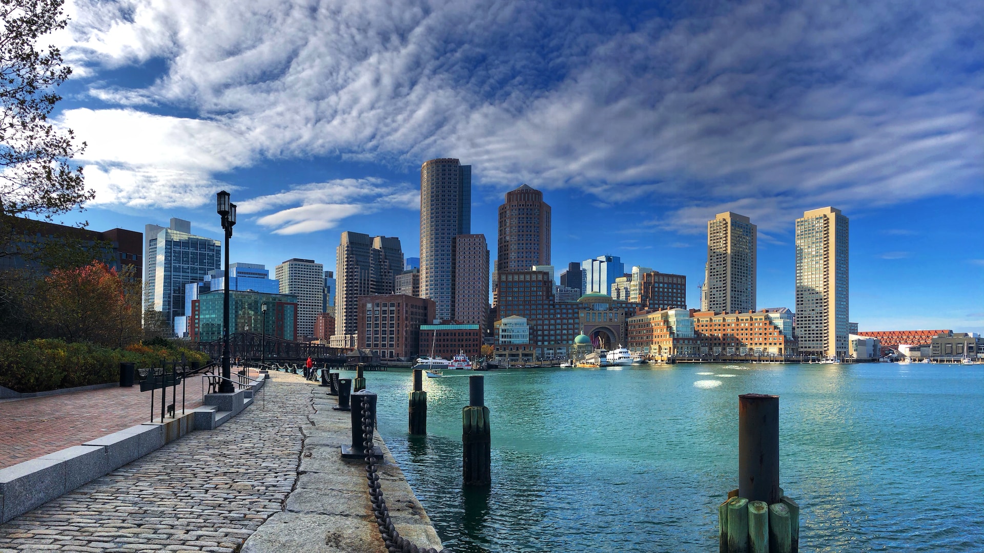 View of Boston Seaport.