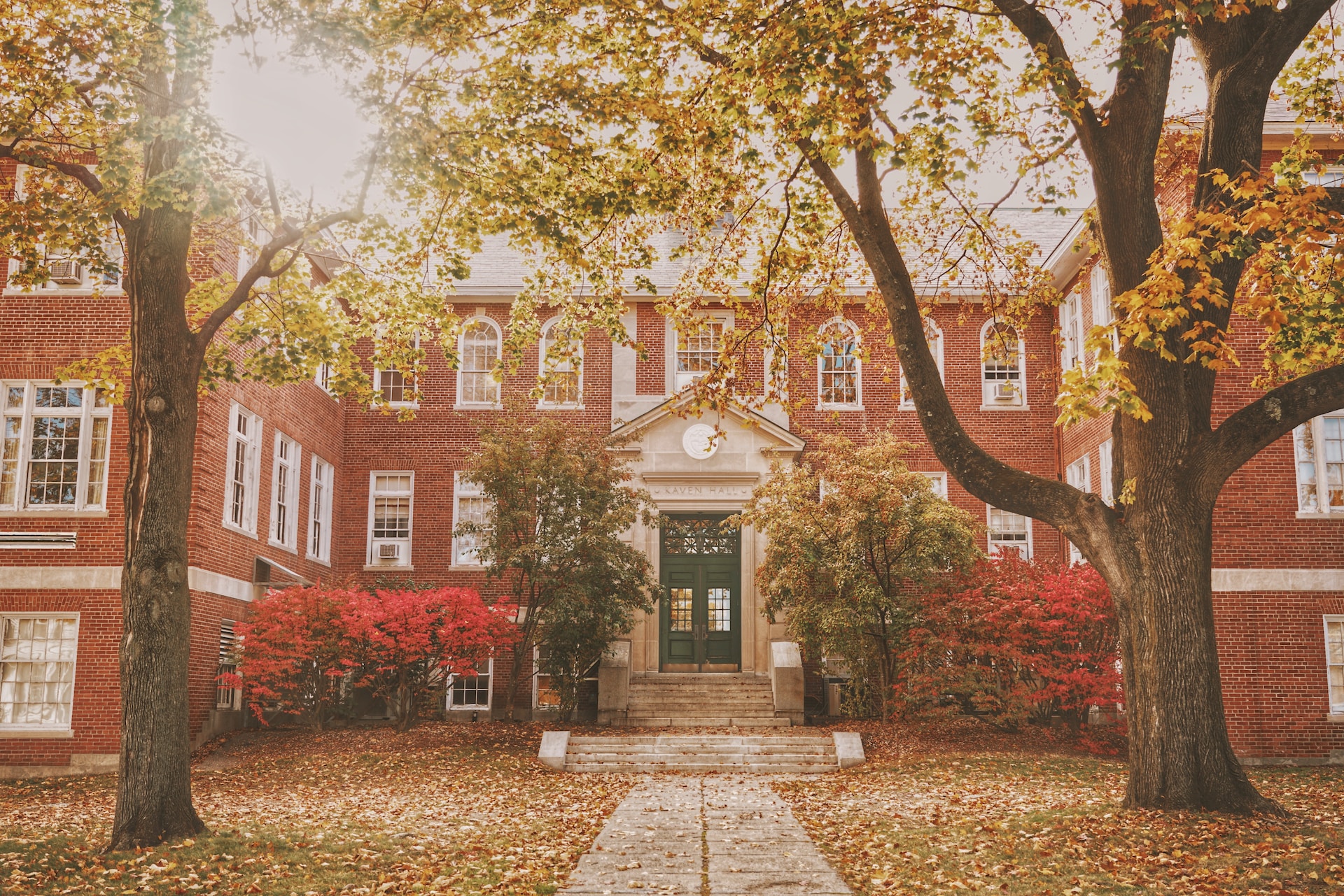 An image of Worcester Polytechnic Institute in the fall.